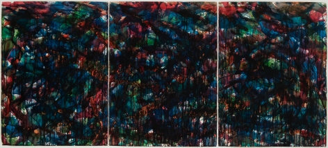 Norman Bluhm (1921-1999) Stained Glass Landscape #9, 1957