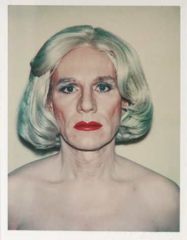 Andy Warhol (1928-1987) Self-Portrait in Drag, front-facing, 1981