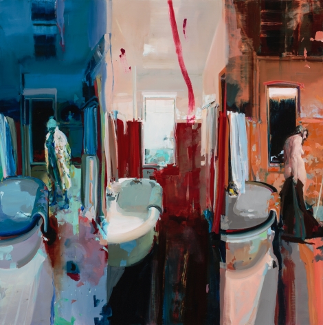 Alex Kanevsky (b. 1963) Three Views of a Bathroom, 2016