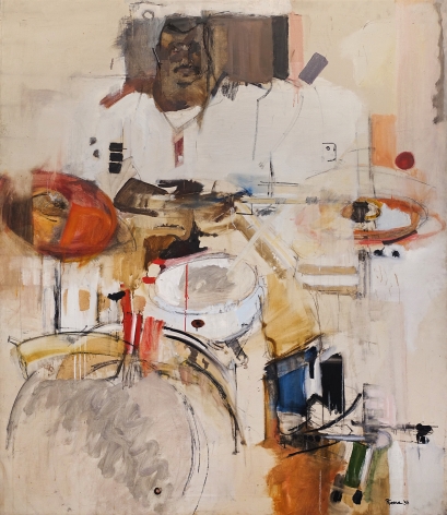 Larry Rivers (1923-2002) The Drummer, 1958