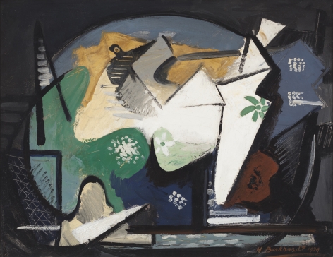 Hans Burkhardt - Untitled (Cubist Composition), 1939